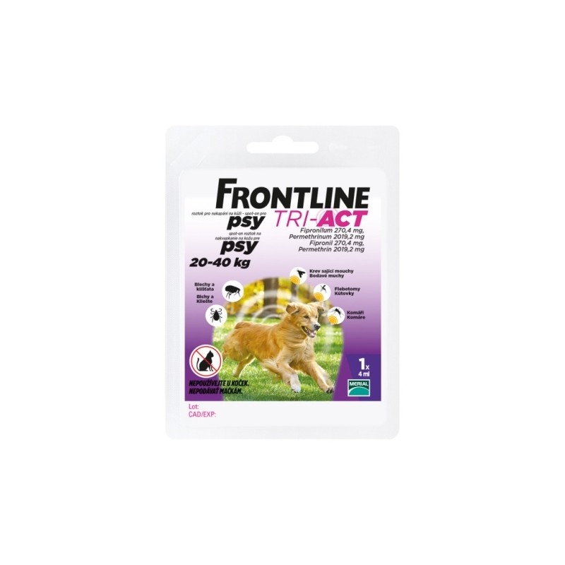 Frontline TriAct für Hunde Spoton L (2040 kg) dogscat.at